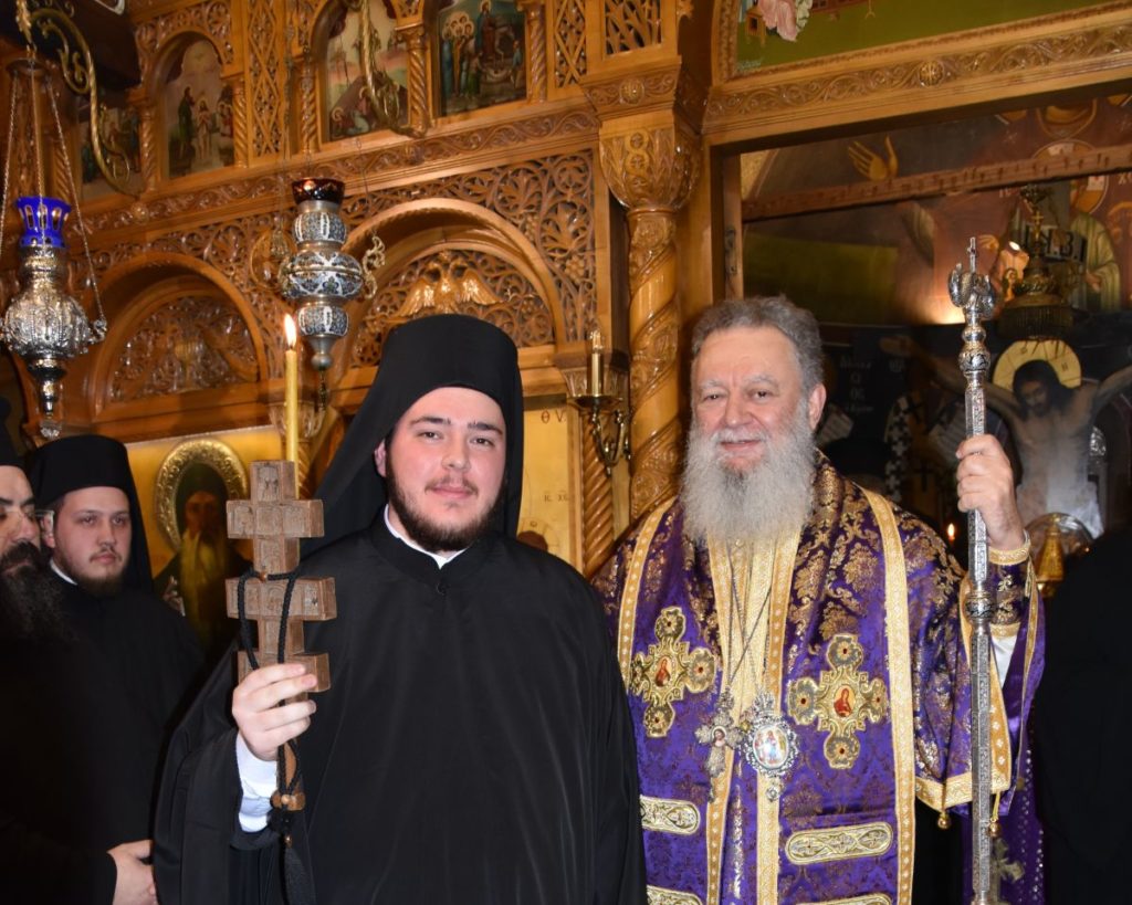 Κουρά νέου Μοναχού στην Ιερά Μονή Οσίου Δαυίδ Γέροντος