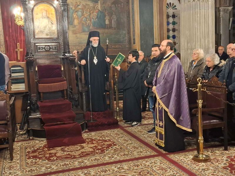 Ο Δ’ Κατανυκτικός Εσπερινός στη Χαλκίδα