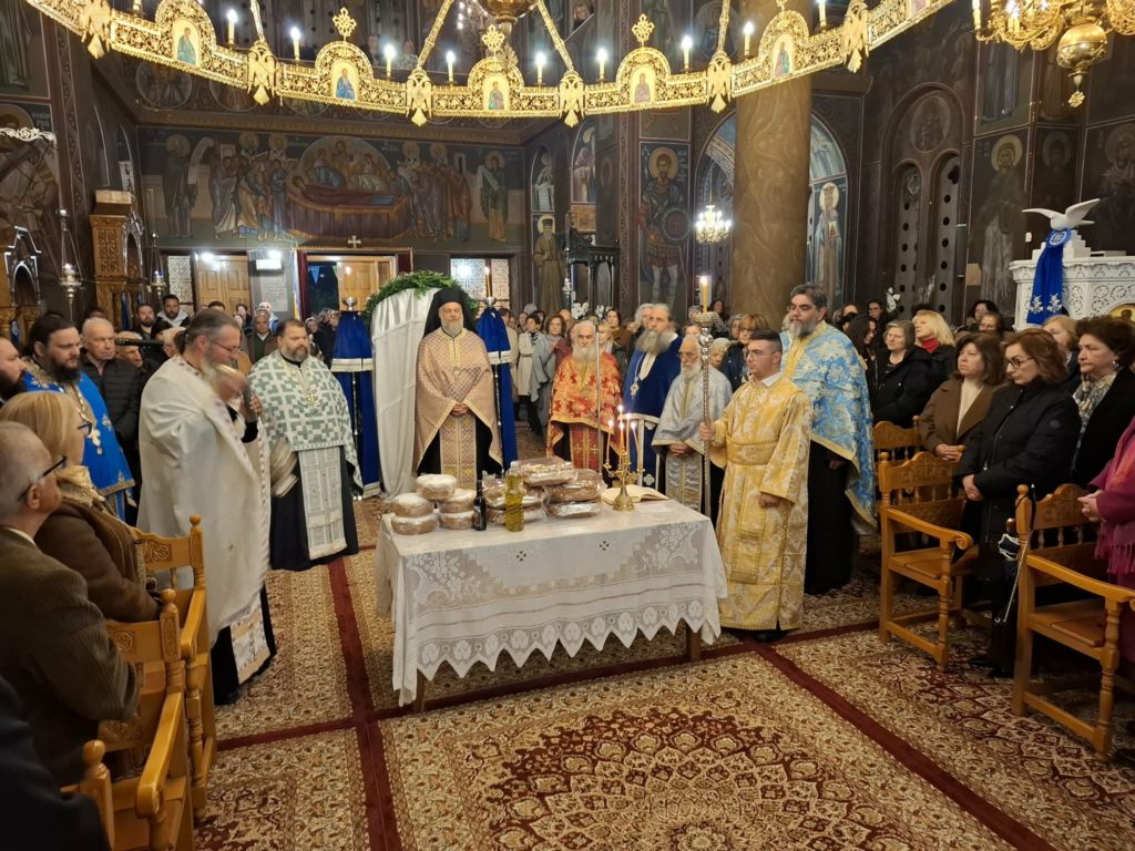 Πανηγυρικός Εσπερινός στον Ιερό Ναό Ευαγγελίστριας Αμαρύνθου