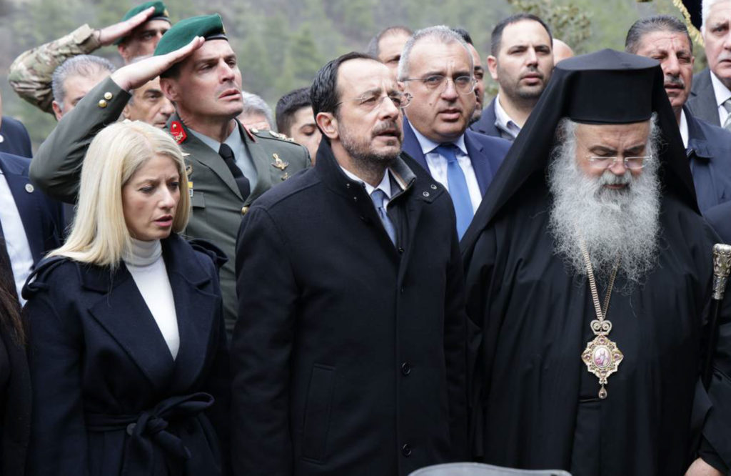 Ετήσιο εθνικό μνημόσυνο του Ήρωα της ΕΟΚΑ Γρηγόρη Αυξεντίου