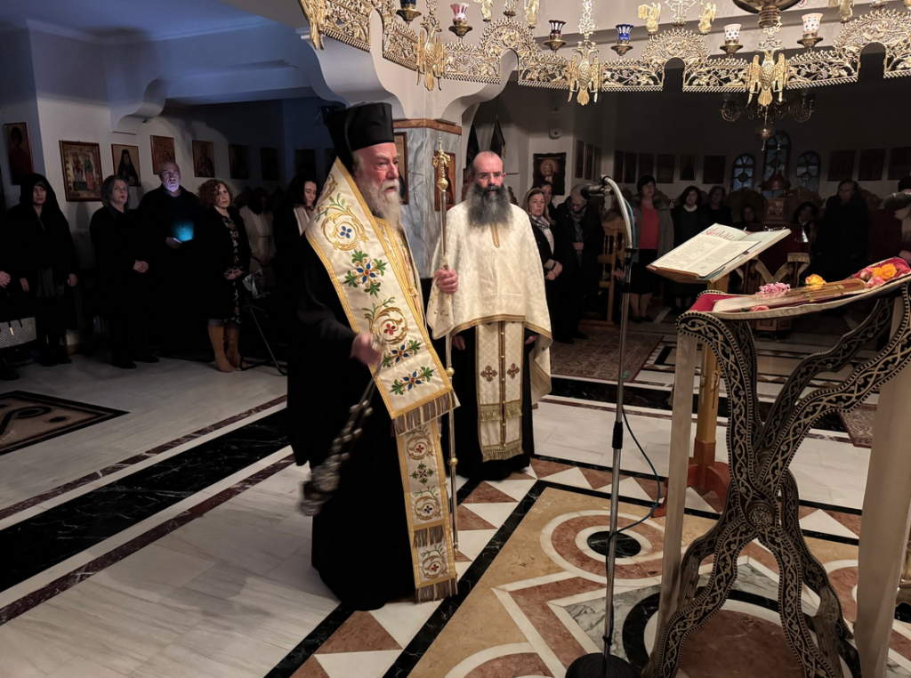 Η Ακολουθία της Γ΄ Στάσεως των Χαιρετισμών στην Ιερά Μητρόπολη Ελευθερουπόλεως