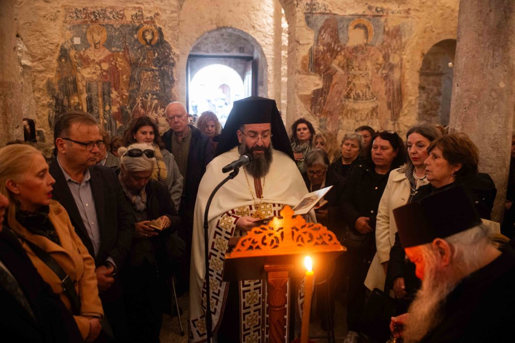 Η Δ΄ Στάση των Χαιρετισμών της Θεοτόκου στο ιστορικό Ανδρομονάστηρο Μεσσηνίας