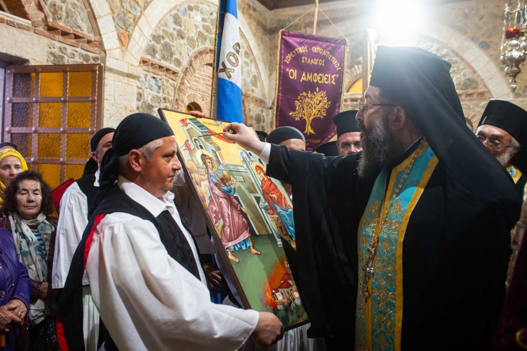 Ενθρόνιση νέας εικόνας του Ευαγγελισμού της Θεοτόκου μετά από 40 χρόνια στο Γαρδίκι Μεσσηνίας