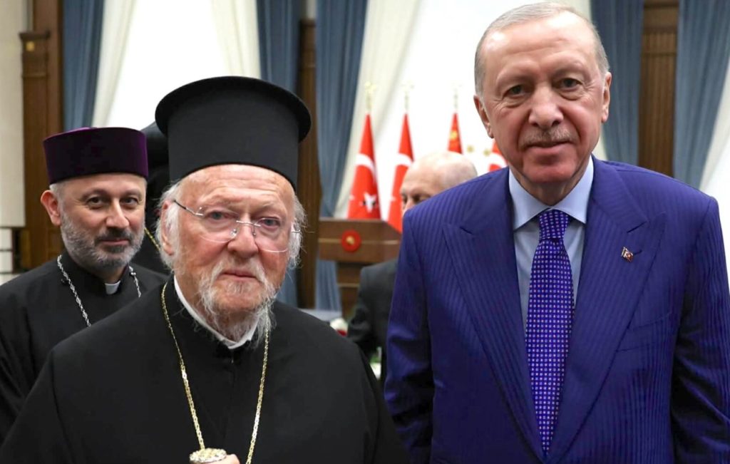 Στην Άγκυρα ο Οικουμενικός Πατριάρχης κατόπιν πρόσκλησης του Ερντογάν