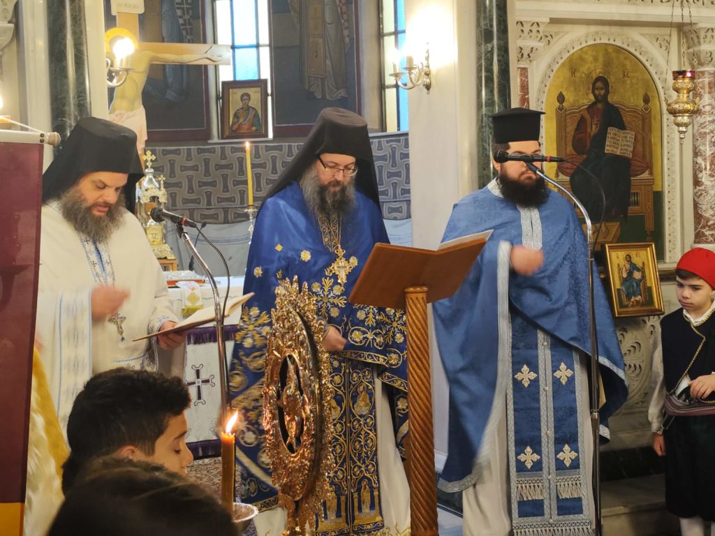 Από την πανηγυρική δοξολογία της 25ης Μαρτίου, στον Άγιο Δημήτριο Όπλων, Κάτω Πατήσια