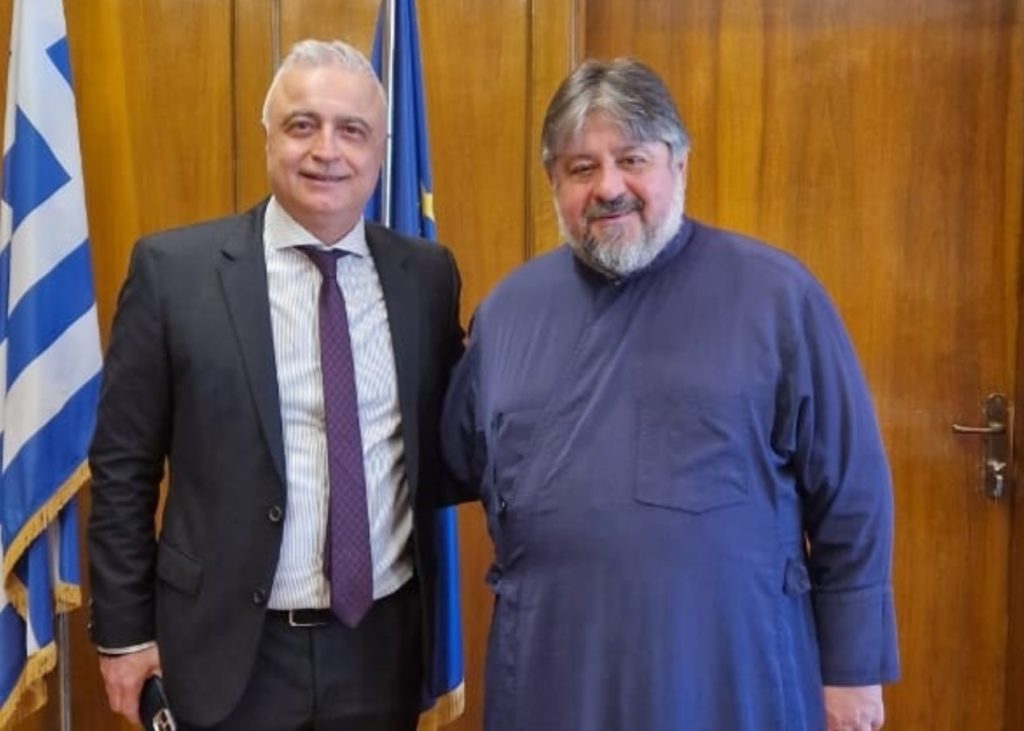 Συνάντηση Μητροπολίτη Ζάμπιας με τον Υφυπουργό Ανάπτυξης