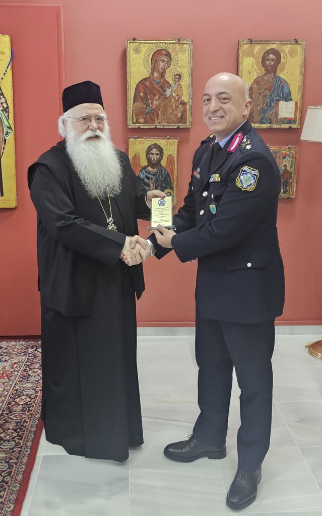 Στον Μητροπολίτη Δημητριάδος ο νέος Γενικός Περιφερειακός Αστυνομικός Διευθυντής Θεσσαλίας