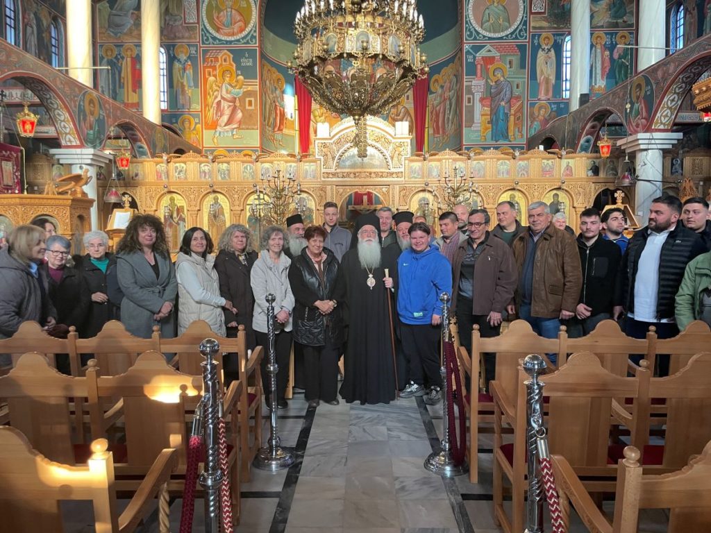 Επίσκεψη Δημητριάδος Ιγνατίου στον Ιερό Ναό Αγίου Κωνσταντίνου Βελεστίνου