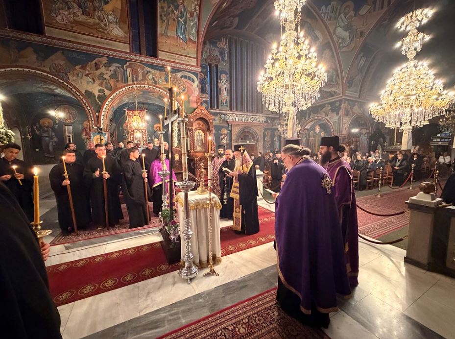 Ο Δ’ Κατανυκτικός Εσπερινός στην Ιερά Μητρόπολη Κορίνθου