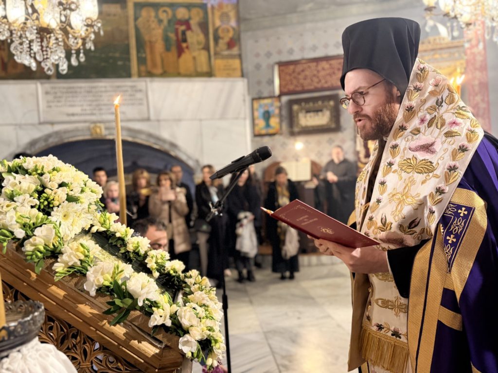 Η Γ’ Στάση των Χαιρετισμών προς την Υπεραγία Θεοτόκο στο Ι. Αγίασμα της Παναγίας των Βλαχερνών