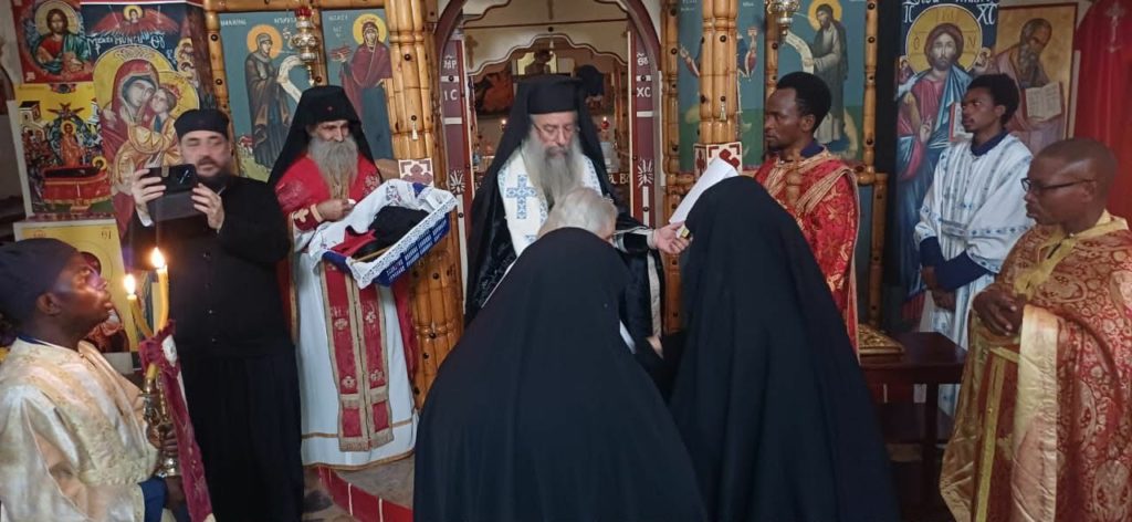 Ενθρόνιση Ηγουμένης στην Ι.Μ. Αγίας Μακρίνας Μπουκόμπας Τανζανίας