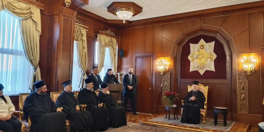 Delegation of Imbrians offered birthday greetings to the Ecumenical Patriarch