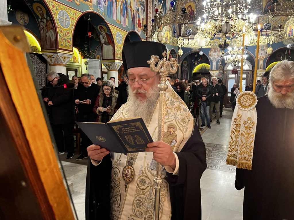 Η Ακολουθία των Γ’ Χαιρετισμών στον Ιερό Ναό Παναγίας των Βλαχερνών Αμαρουσίου