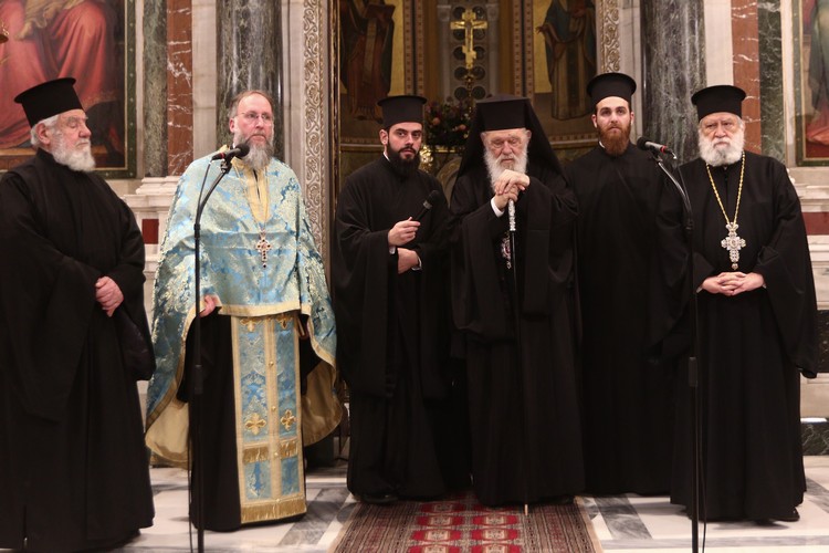 Η Ακολουθία του Ακαθίστου Ύμνου στον Μητροπολιτικό Ναό Αθηνών