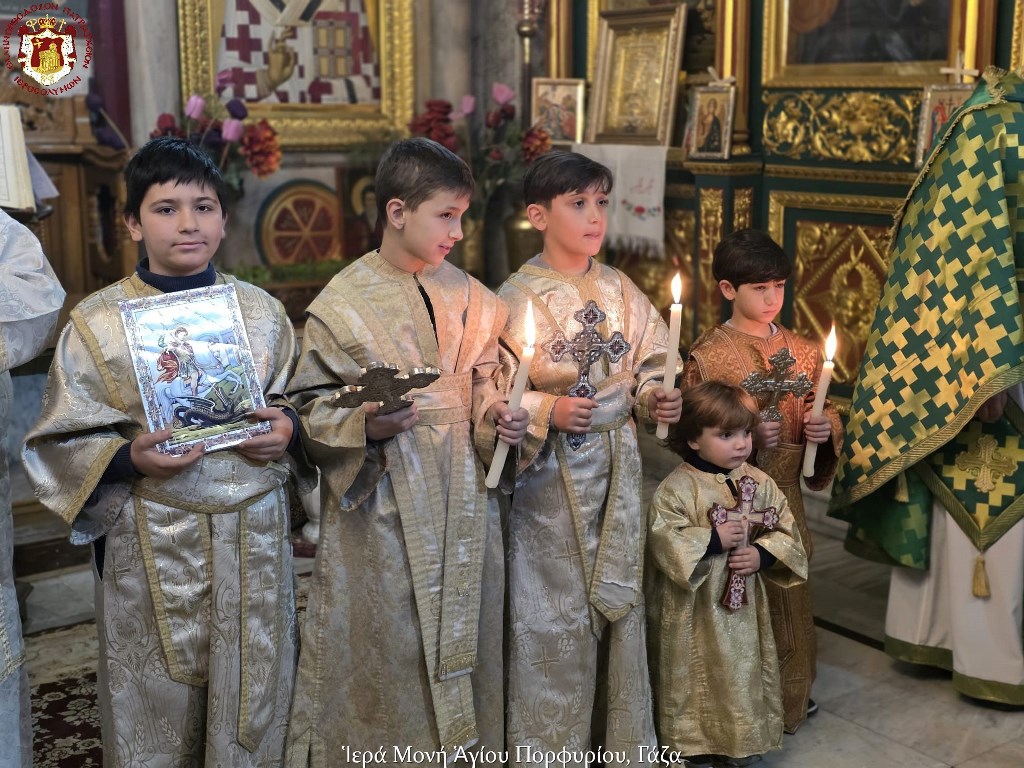 Μονή Αγίου Πορφυρίου στη Γάζα: Πανηγύρισε το “άσυλο σωτηρίας” εκατοντάδων ψυχών