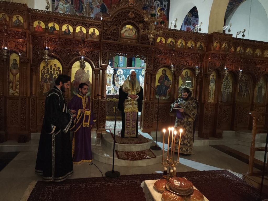 Ιερά Αγρυπνία επί τη ανακομιδή των ιερών λειψάνων του οσίου Βησσαρίωνος του Αγαθωνίτου στην Καρδίτσα