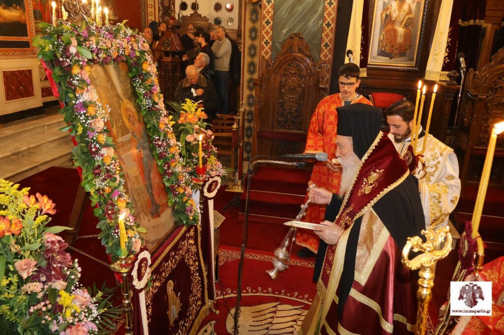 Ο Ακάθιστος Ύμνος στον Μητροπολιτικό Ναό Ευαγγελιστρίας Σπάρτης