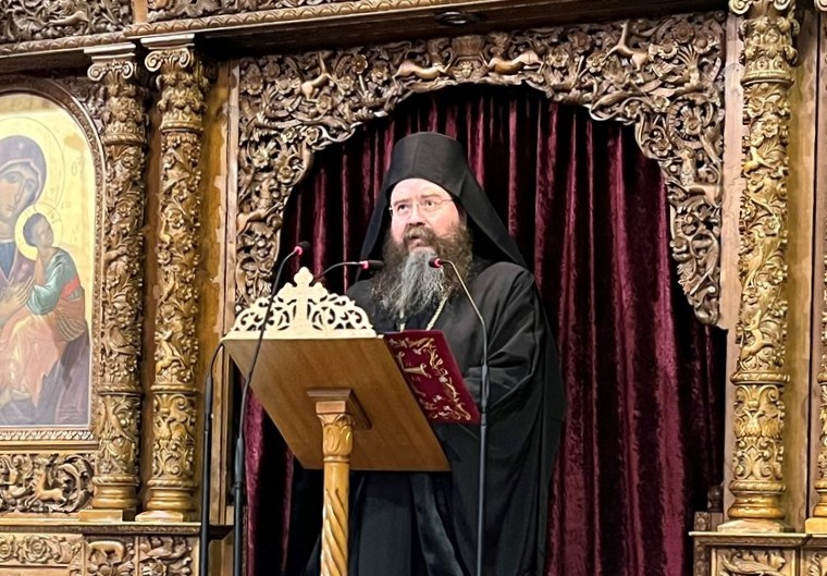 Ομιλία του Ηγουμένου της Ι.Μ. Αγίας Τριάδος Σπαρμού στην Μεταμόρφωση Βόλου