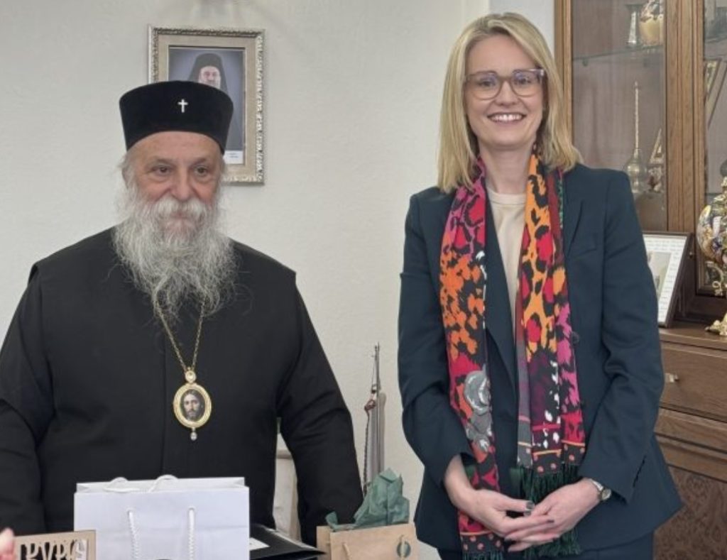 Επίσκεψη της Πρέσβεως της Ιρλανδίας στον Μητροπολίτη Γρεβενών