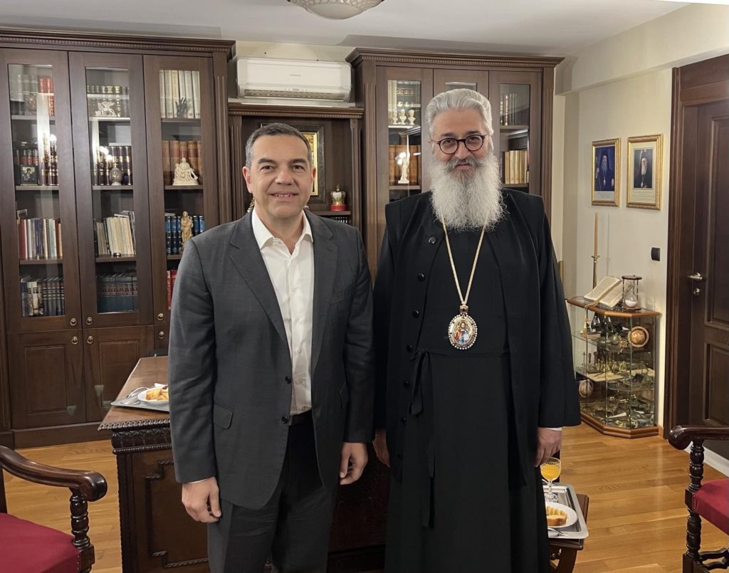 Ο Αλεξανδρουπόλεως Άνθιμος συναντήθηκε με τον πρώην Πρωθυπουργό Αλέξη Τσίπρα
