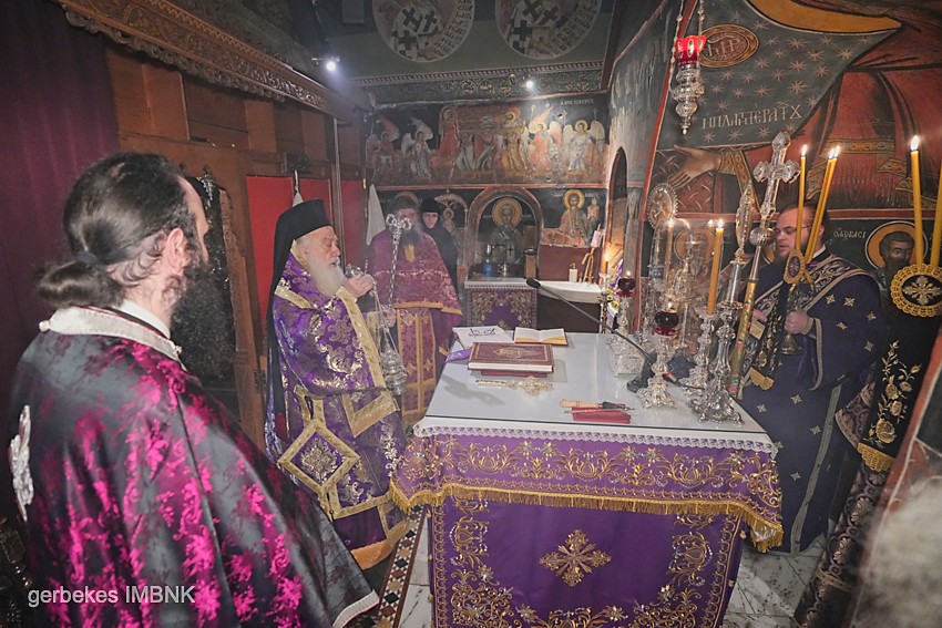 Προηγιασμένη στην Ιερά Μονή Αγίων Πάντων Βεργίνης