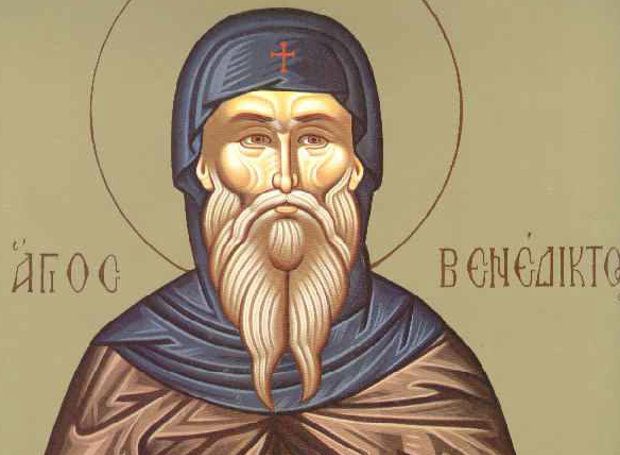 14 Μαρτίου: Εορτάζει ο Όσιος Βενέδικτος, Αρχιμανδρίτης Ρώμης