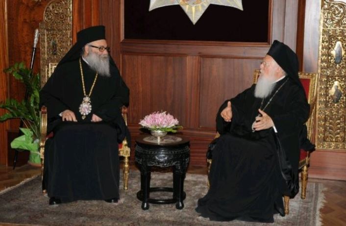 تضامن قداسة البطريرك المسكوني مع غبطة بطريرك أنطاكية في ظلّ الحرب
