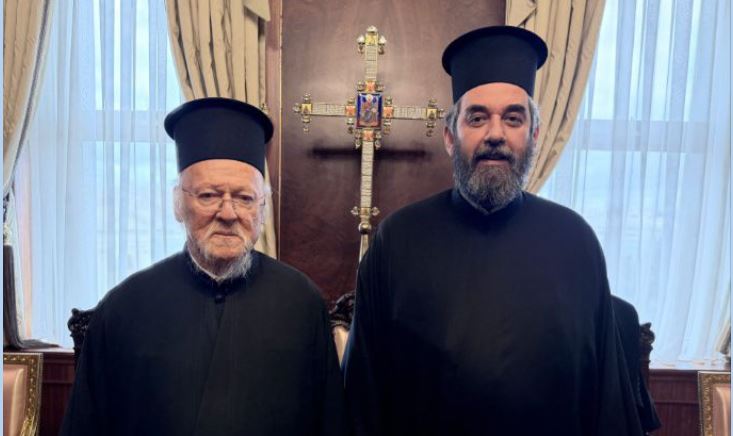 ‎البطريرك المسكوني يستقبل متروبوليت مطرانًا للامبيس وسيفريتوس وسفا