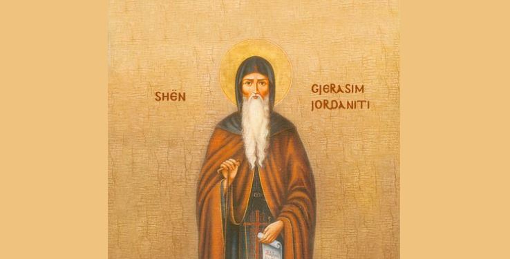 Oshënar Gjerasimi në Jordan. Dëshmorët Pavli e Juliana. Grigori i Qipros