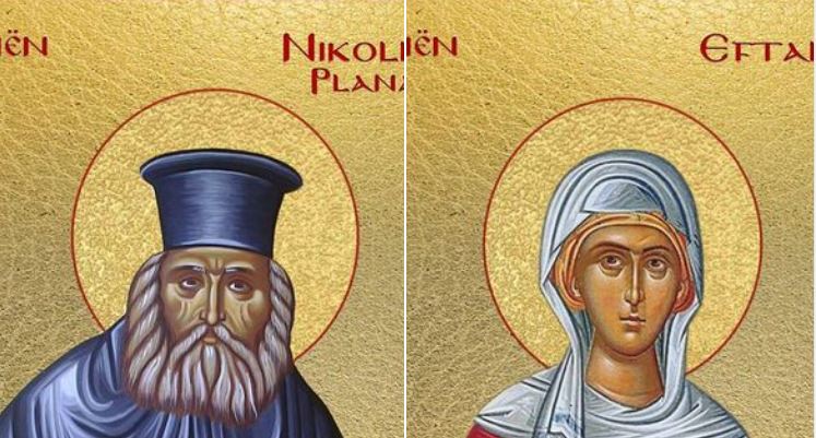 Dëshmorët Isihi, senator, dhe Eftalia. Oshënar Nikolla Plana. Omologjet Koindi. Hierodëshmor Theodhoti