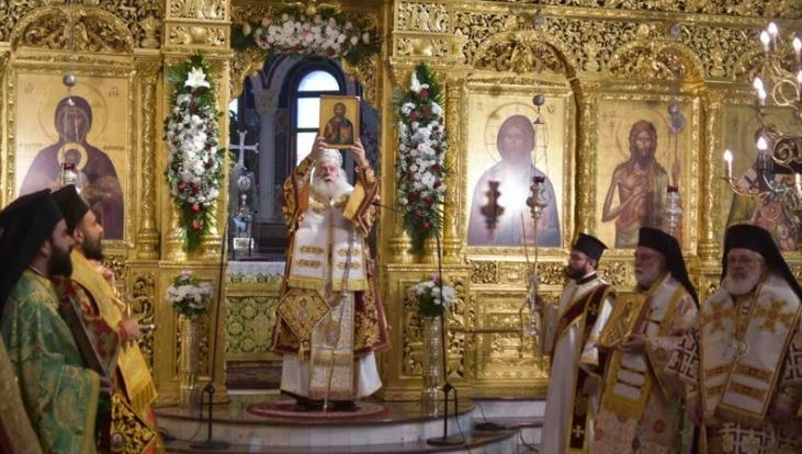 البابا ثيودروس يحتفل بأحد الأرثوذكسية