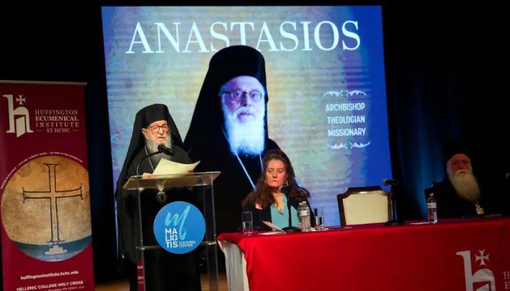 Ngjarje nga Kisha  Fjala e Imzot Dhimitrit, ish-Kryepiskop i Amerikës Konferenca Ndërkombëtare: “Anastasi: Kryepiskop, Theolog, Hierapostull”