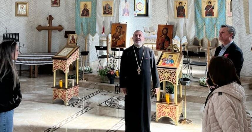 Primarul din Klagenfurt, Austria, a vizitat parohia românească din oraș