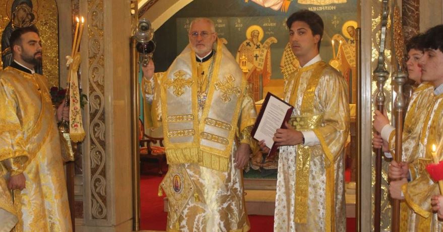 Archbishop Elpidophoros returns to St. Sophia Cathedral in Albany, honors Fr. Patric Legato and parish leaders