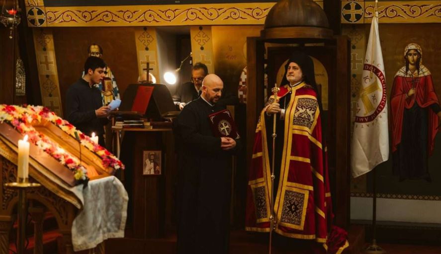 Archbishop Elpidophoros visits Saint George Church in Kingston, New York
