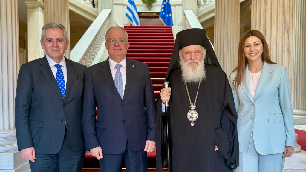 Μ. Χαρακόπουλος με Πρόεδρο Δημοκρατίας και Αρχιεπίσκοπο: Η Ορθοδοξία δύναμη ενότητας του ελληνισμού σε εποχές αβεβαιότητας