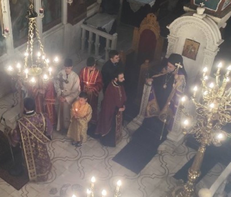 Κατανυκτικός Εσπερινός της Γ΄ Κυριακής Νηστειών στον Ιερό Ναό Αγίου Ελευθερίου Σταυρουπόλεως