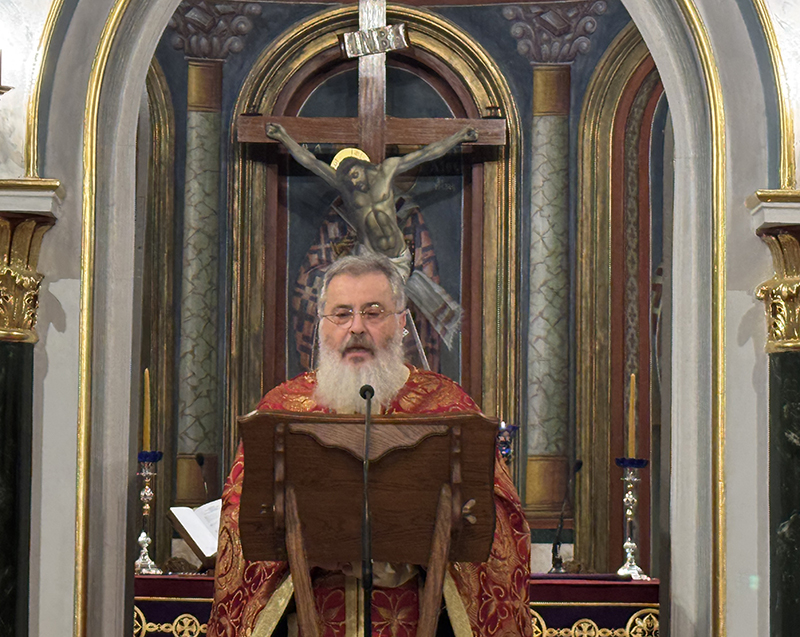 π. Χαρίτων Παππάς: Στην Παναγία έγινε η συμφιλίωση και η συνάντηση του Θεού με τον άνθρωπο