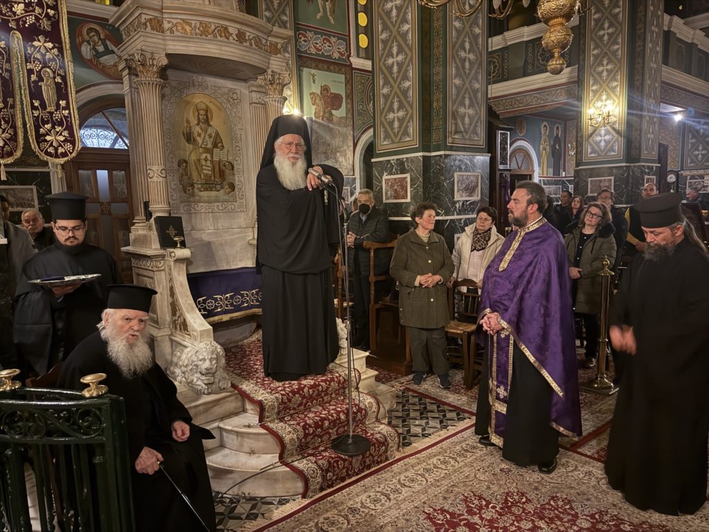 Κατανυκτικός Εσπερινός Ε΄ Κυριακής των Νηστειών στην Αράχωβα