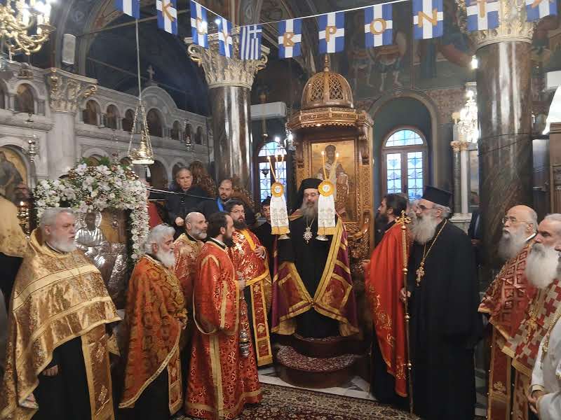 Τριήμερος εορτασμός του Αγίου Μάρκου στην Ιερά Μητρόπολη Χίου