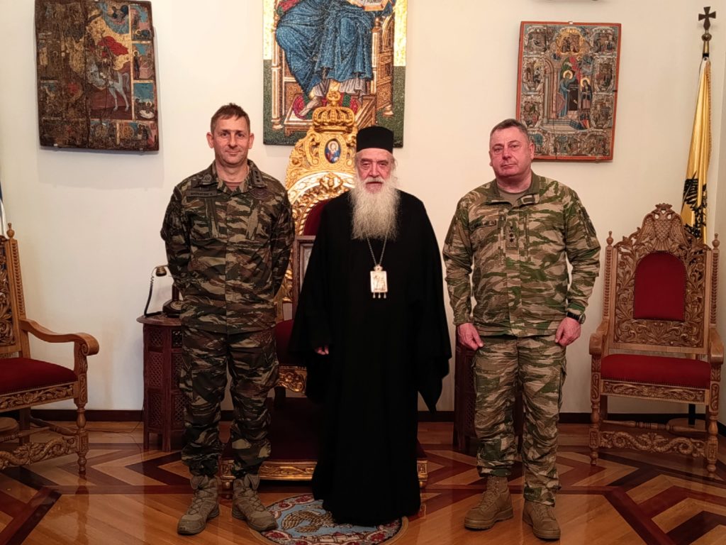 Εθιμοτυπική Επίσκεψη του Διοικητού της Διακλαδικής Διοικήσεως Ειδικών Επιχειρήσεων στον Μητροπολίτη Σάμου