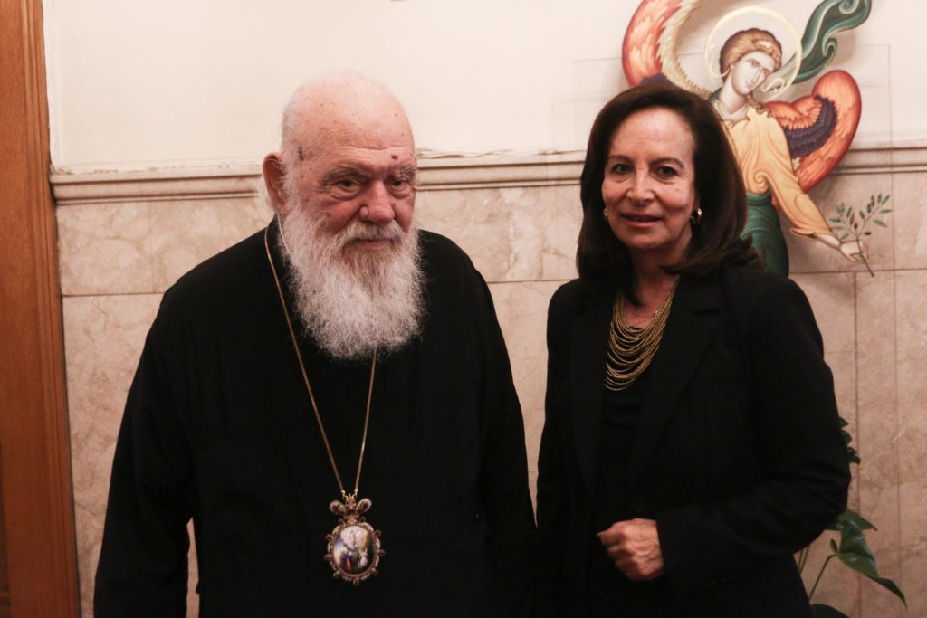 Συνάντηση Αρχιεπισκόπου με την πρώην Υπουργό Άννα Διαμαντοπούλου