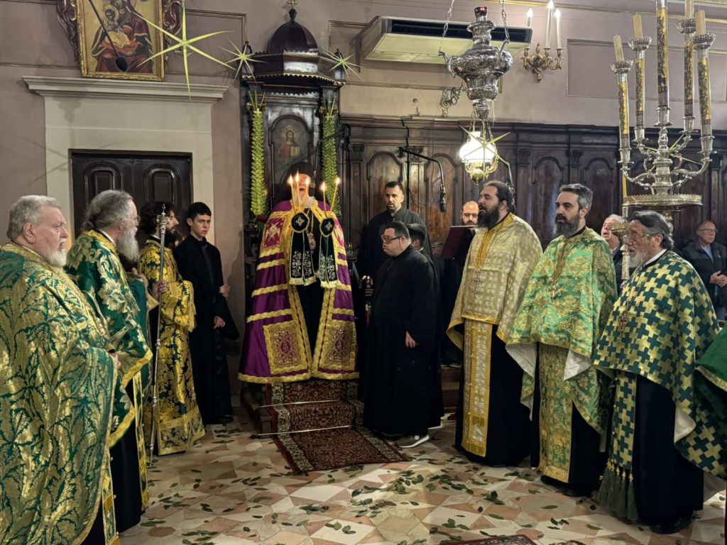 Εσπερινός της Κυριακής των Βαΐων στην Κέρκυρα