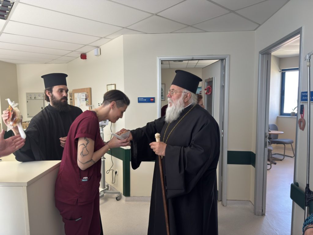 Ποιμαντική επίσκεψη του Μητροπολίτη Νεκταρίου στο Γενικό Νοσοκομείο Κέρκυρας