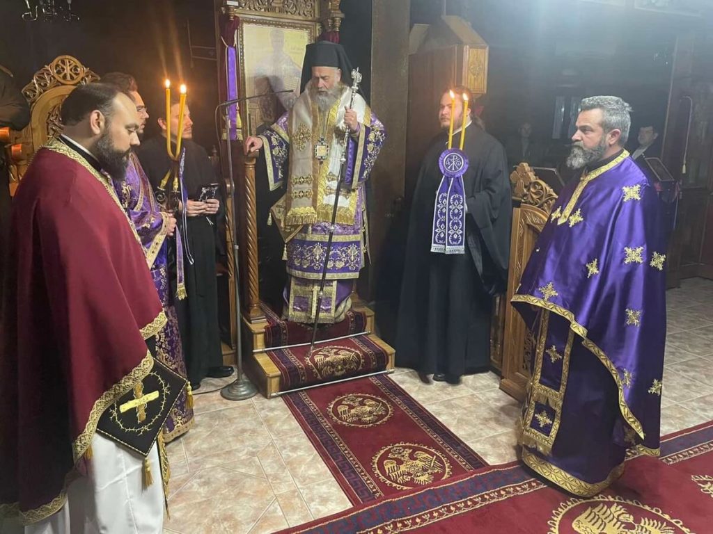 Aκολουθία των Προηγιασμένων Τιμίων Δώρων στον Ι.Ν. Αγίου Αθανασίου Βρυσσιών Φαρσάλων