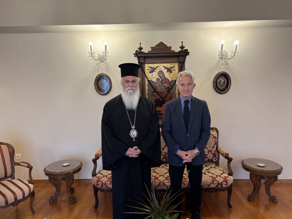 Επίσκεψη του επικεφαλής της δημοτικής παρατάξεως «Αιγιάλεια Προορισμός» Κωνσταντίνου Σπηλιόπουλου στον Καλαβρύτων Ιερώνυμο