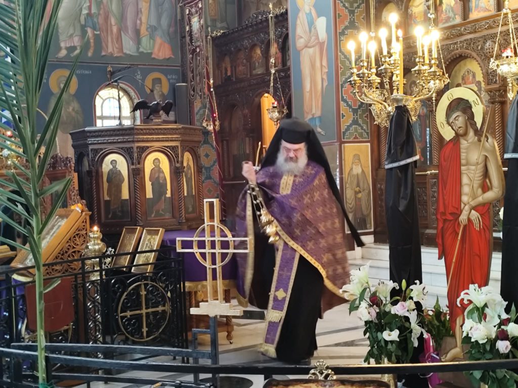 Ευλαβικός αίνος για τη Μεγάλη Δευτέρα, στον Ιερό Ναό της Παναγίας Κολοκυνθούς