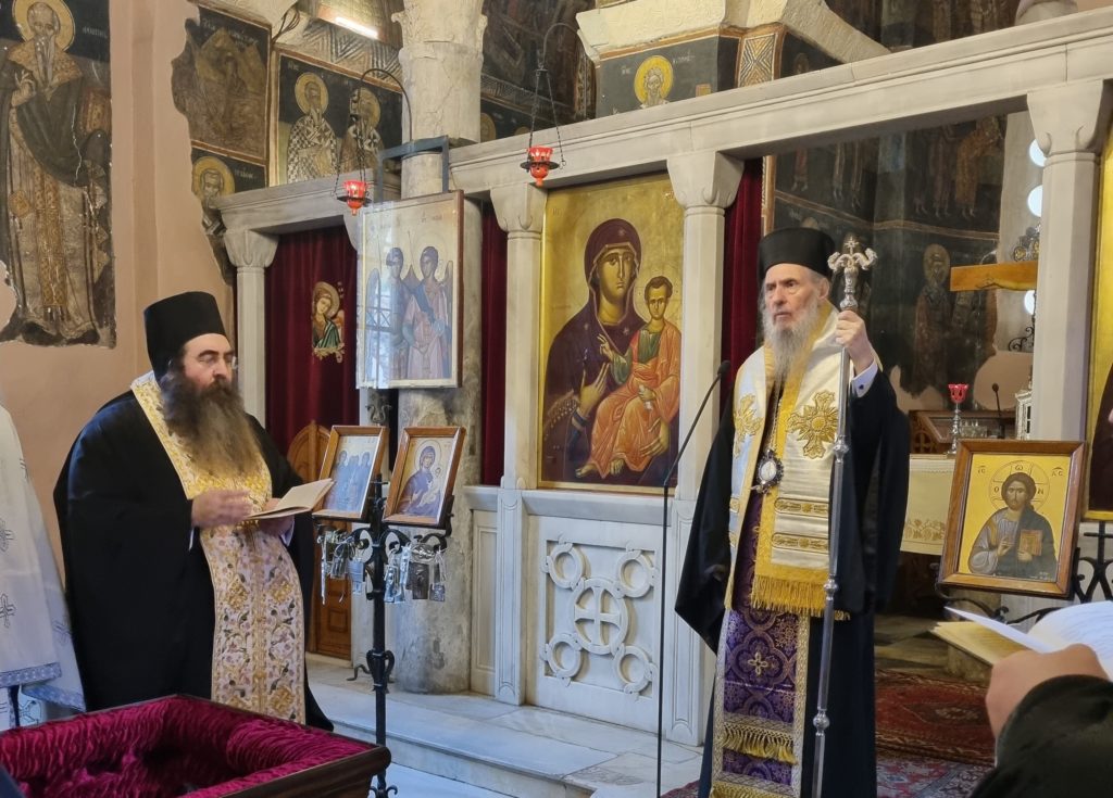 Η Εξόδιος Ακολουθία του μακαριστού π. Αγαπίου στην Ι.Μ. Ασωμάτων Πετράκη