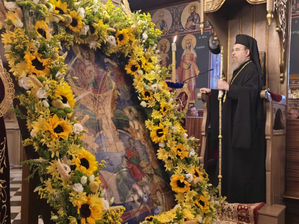 Ιερισσού Θεόκλητος: Η Θεοτόκος ως Ζωοδόχος Πηγή είναι η Θύρα της Βασιλείας του Θεού