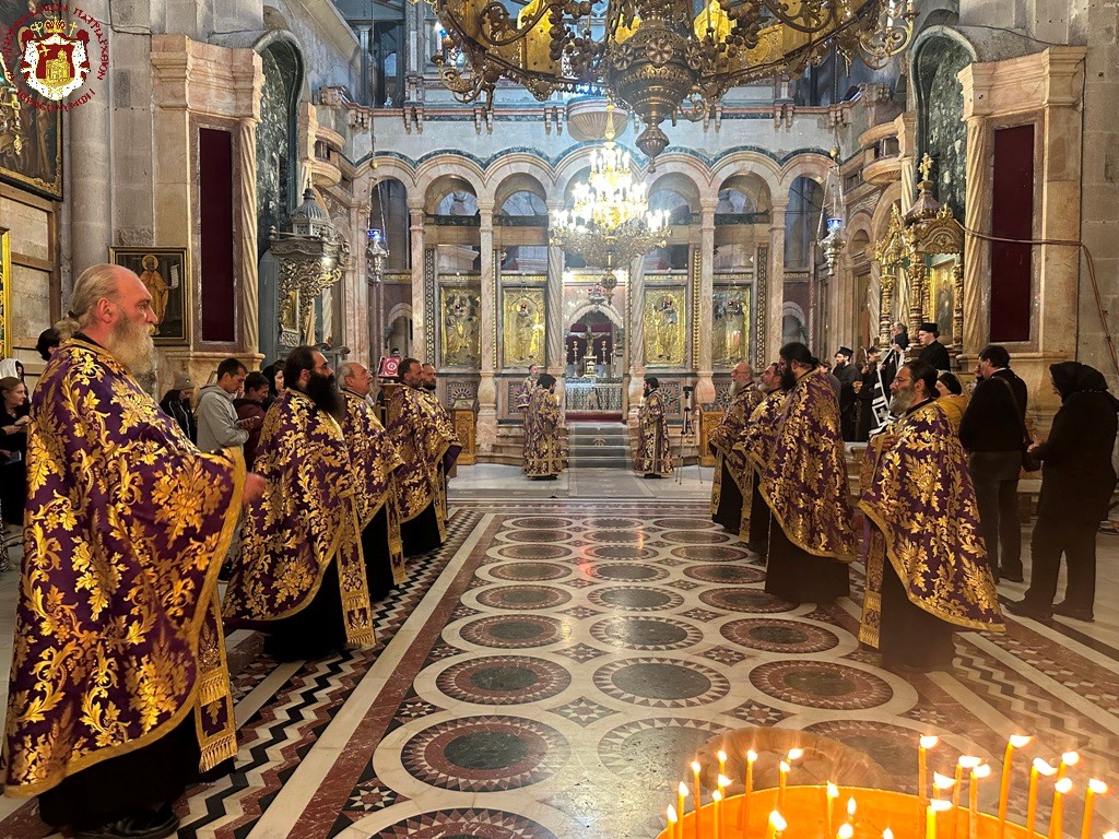 Ο Εσπερινός της Αποκαθήλωσης στο Πατριαρχείο Ιεροσολύμων